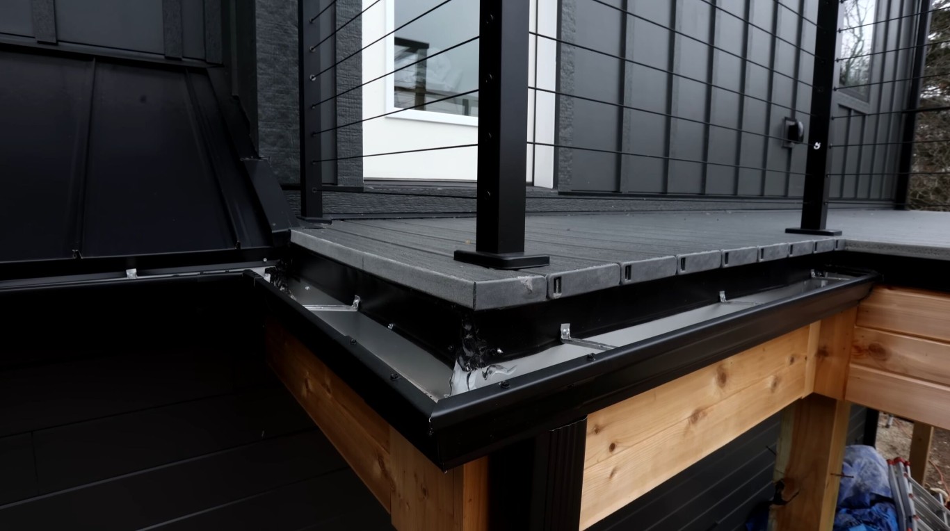 Close-up of quality deck construction materials in Smyrna, TN